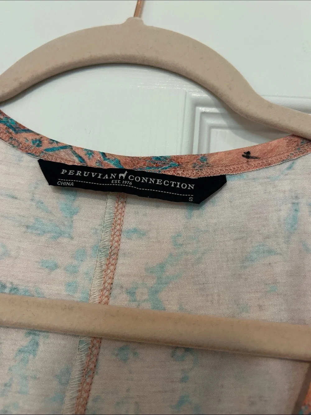 Peruvian Connection Halcyon Dress in Blush